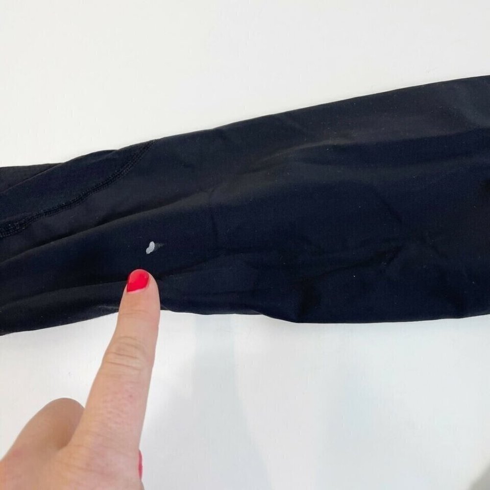 Lululemon Soulcycle Capri Cropped Leggings Womens‎ Size 6 Black Athletic Pull On - Picture 11 of 11